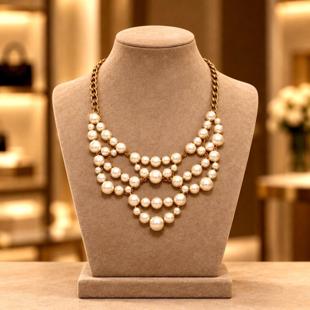 Vintage New Premier Designs Classic Statement Necklace